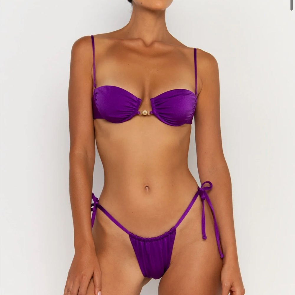 SOMMER SWIM HARPER TOP PETUNIA